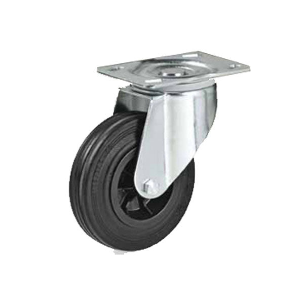 Roues de secours RNTS - ROUE en caoutchouc noir avec centre en plastique et SUPPORT - CHARGES MOYENNES - POUR CHARIOTS - TRANSPORT - INDUSTRIEL (Pack de 2 pièces) Roues de secours RNTS - ROUE en caoutchouc noir avec centre en plastique et SUPPORT - CHARGES MOYENNES - POUR CHARIOTS - TRANSPORT - INDUSTRIEL (Pack de 2 pièces)